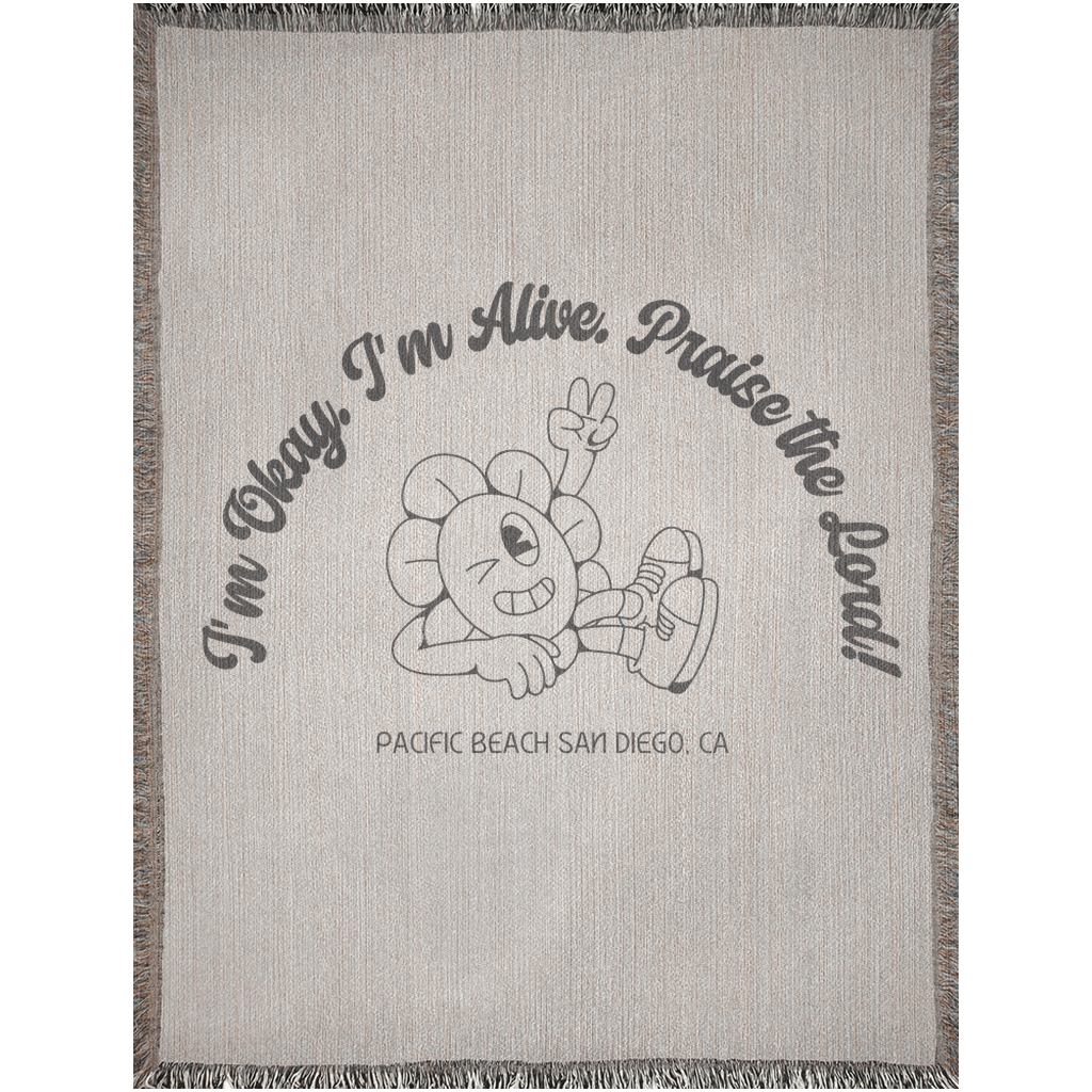 Praise The Lord Woven Blanket