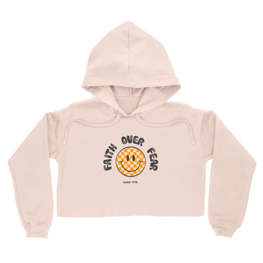 Faith Over Fear Cropped Hoodie