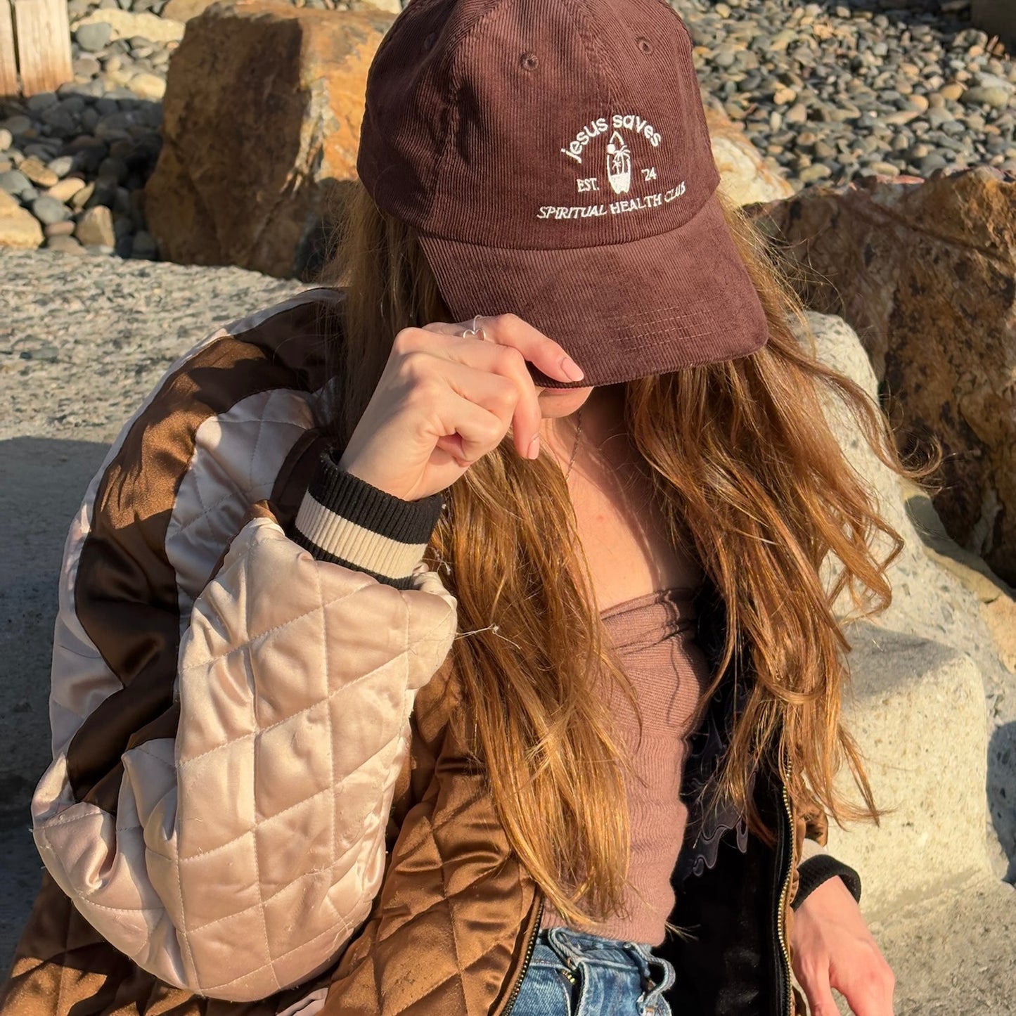 Jesus Saves Corduroy Hat