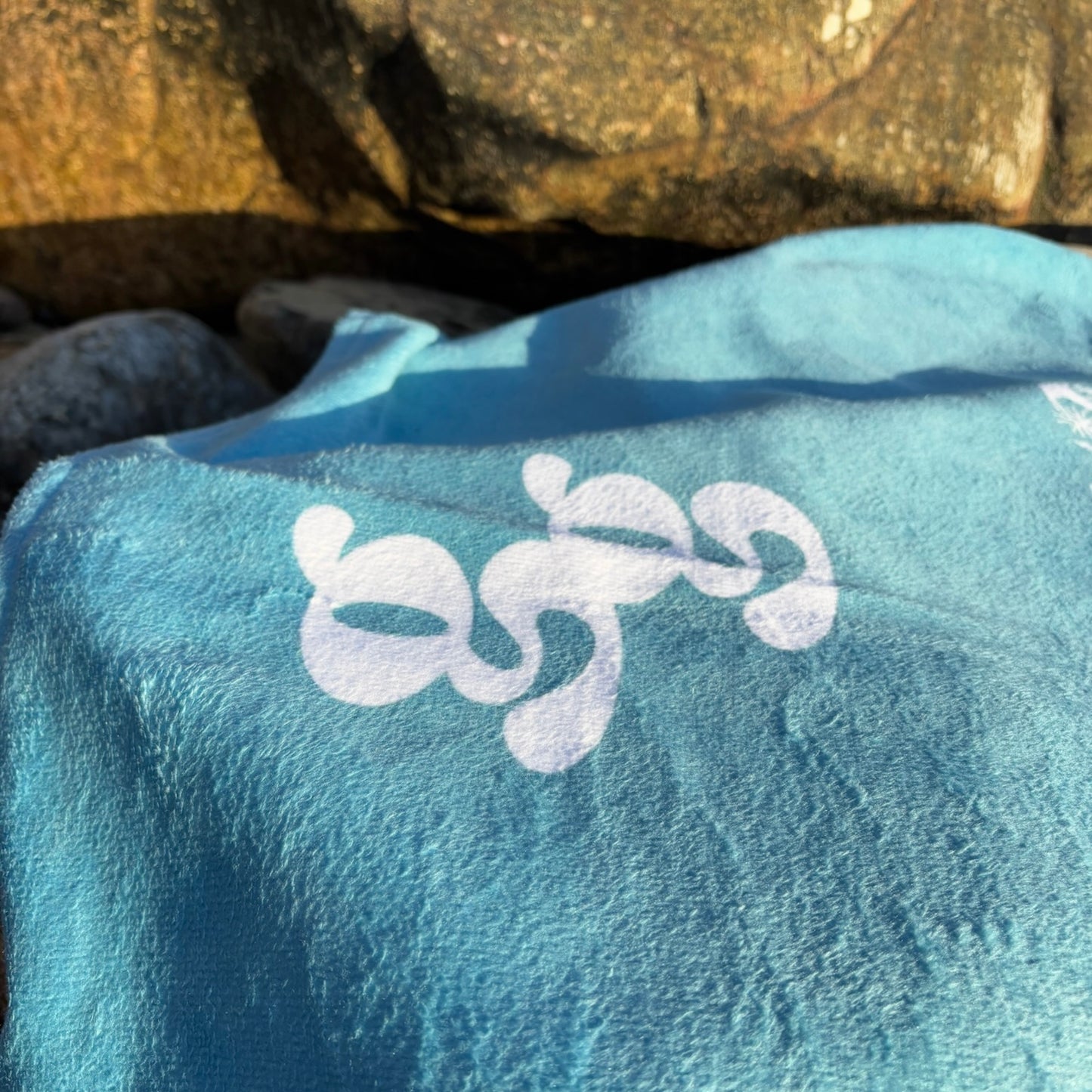 Jesus + Surfing Beach Towel